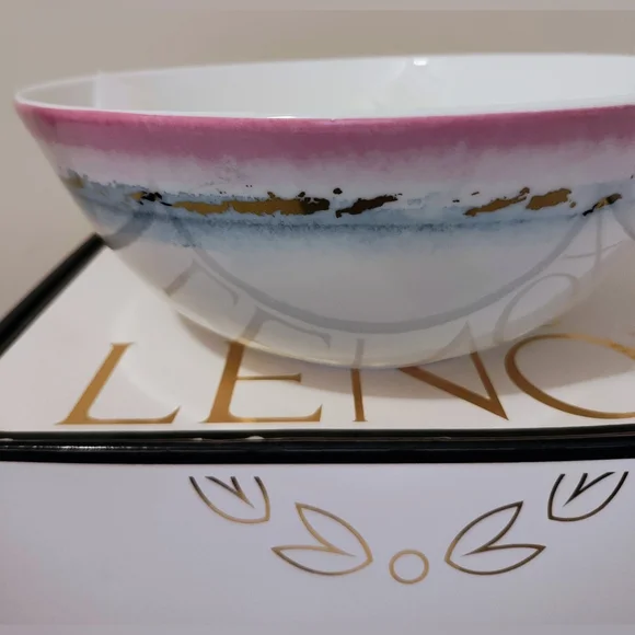 LENOX Watercolor HorizonsServing bowl NEW